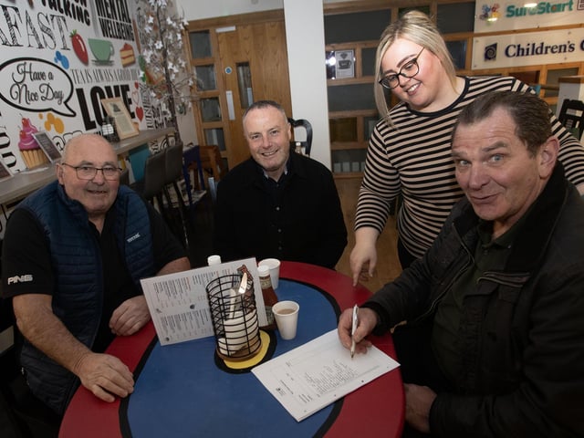 Registration at Thursday's 'Human Library' event at the Old Library Trust, Creggan. (Photos: Jim McCafferty Photography)