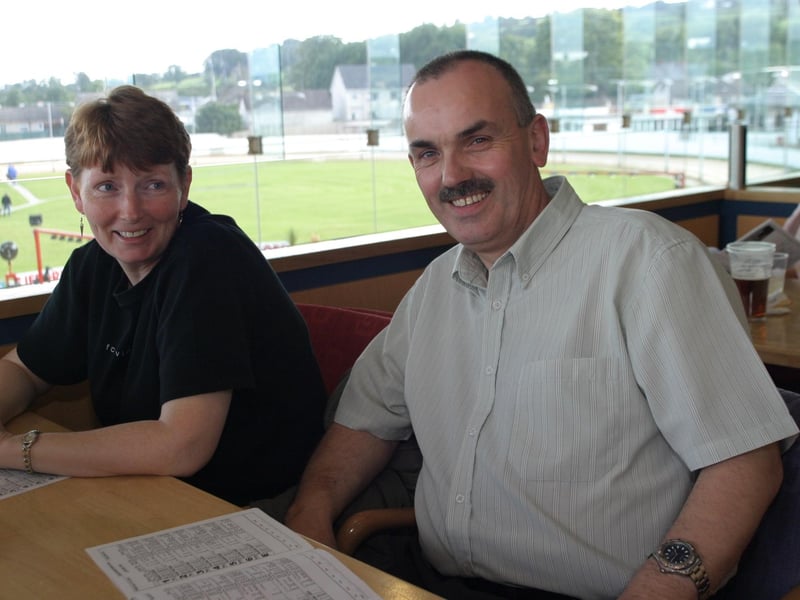 A night out at the Lifford dog track in July 2004.