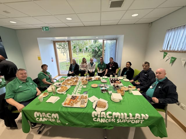 Service users, their families and Trust staff enjoyed an amazing array of scones, buns and cakes donated by local businesses and the community.
