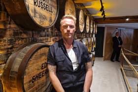 Ronan Keating at the Muff Liquor Company Brand Home.