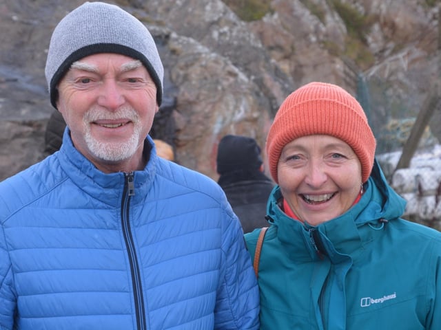 Malin Head Community Christmas Day Swim at Portmor Beach.