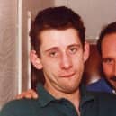 Shane MacGowan backstage after a Pogues concert in the Embassy in November 1987.