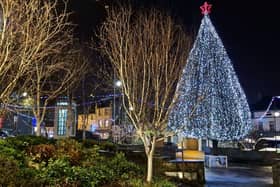 Beautifully decorated Carndonagh ahead of Christmas 2024.