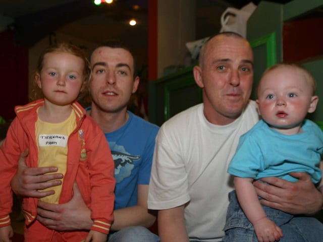 Ternanwith Granda Terryand friends Bronagh and Jim. 2943/dd : Parties and celebrations across Derry in May 2006.
