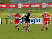 Derry’s Sean Cassidy, pictured in action against Sligo last week, will miss the visit of Meath.  Photo: George Sweeney. DER2317GS – 03