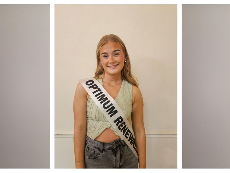 Clonmany Festival Queen finalists.  Aoibhinn Mooney - Optimum Renewables