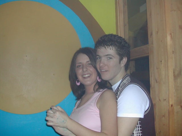 A night out in Derry in January 2004.