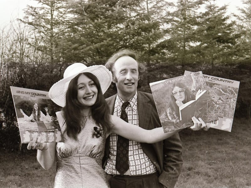 Talented musician Geraldine McKeever back in 1975.