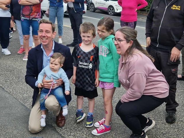 A local family meets with Ryan Tubridy.