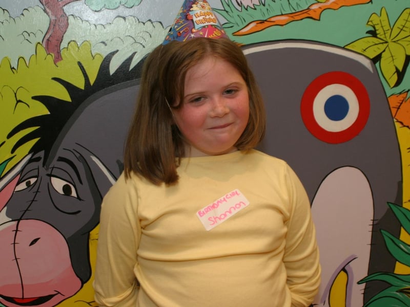Shannon Bradley party pics from 20 years ago.
