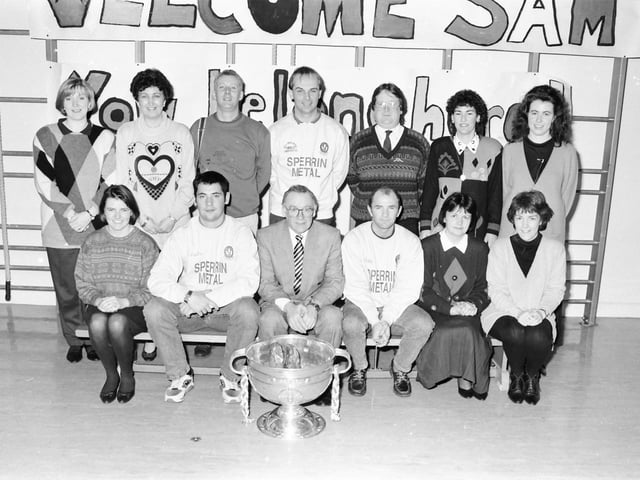 Sam Maguire Cup on tour.
