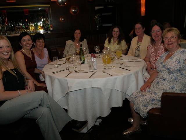 Party celebrations back in June 2004.