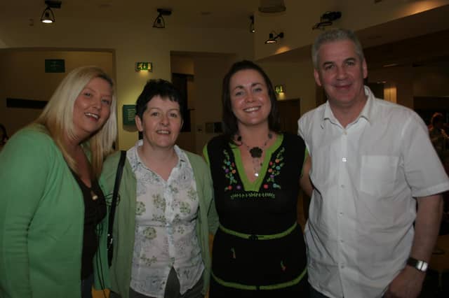 Enjoying a night at the Millennium Forum in April 2005.