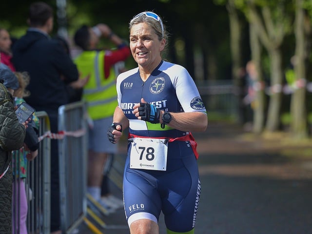 Mariam McFadden, North West Triathlon Club. Photo: George Sweeney