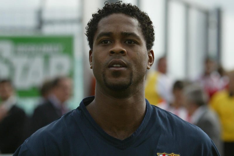 Patrick Kluivert at the Brandywell.