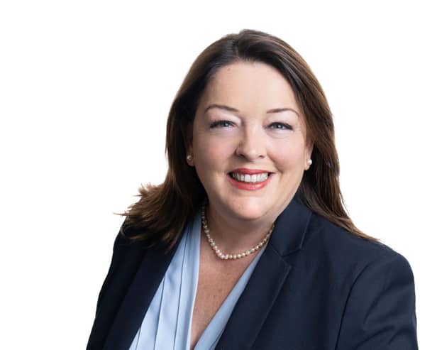 Belfast business leader, Tina McKenzie has been named in POLITICO`s inaugural UK ‘Power 40’.  POLITICO state that 'McKenzie is a big-hitter at the Federation for Small Businesses, and along with her colleague Roger Pollen, was a key voice lobbying both London and the EU to iron out the problems in the operation of the Northern Ireland protocol.' Pictured is Tina McKenzie who was in 20th place