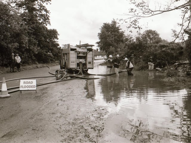 Flooding at Bridgend, Inch and Buncrana areas.