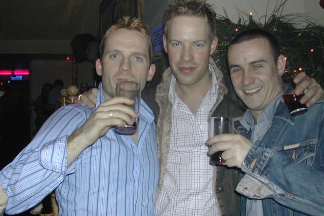 A night out at Café Roc / Earth in Derry in January 2003.