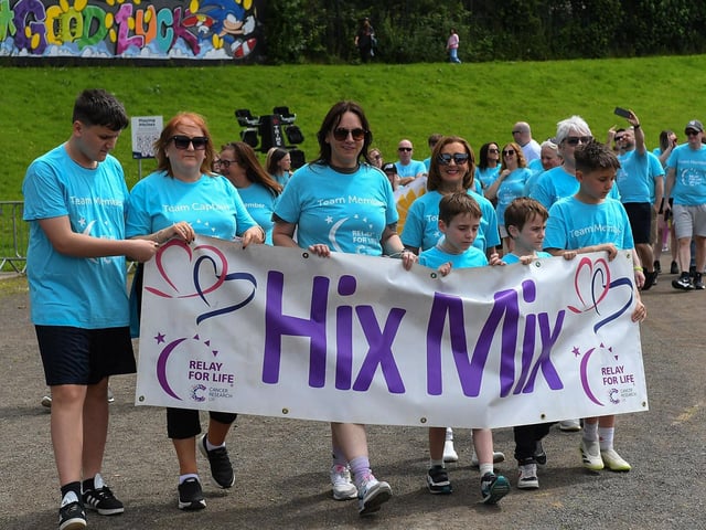 Forty teams, fundraising in the fight to beat cancer, participated in the 24 hour Legenderry Relay for Life at St Columba’s Park on Saturday. Photo: George Sweeney.