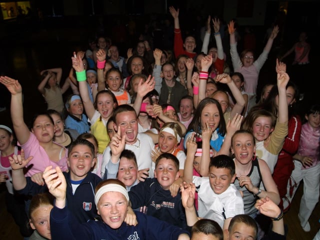 Celebrating Jamie Lamberton's 13th birthday party in 2003.