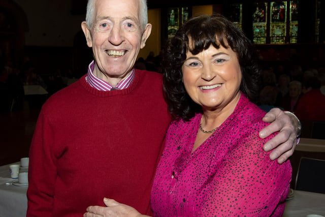 Pictured at Wednesday’s Mayor’s Tea Dance at the Guildhall are George McGready and Linda McLean. :.