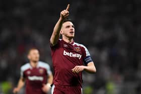 West Ham United's Declan Rice. (Photo by Claudio Villa/Getty Images)