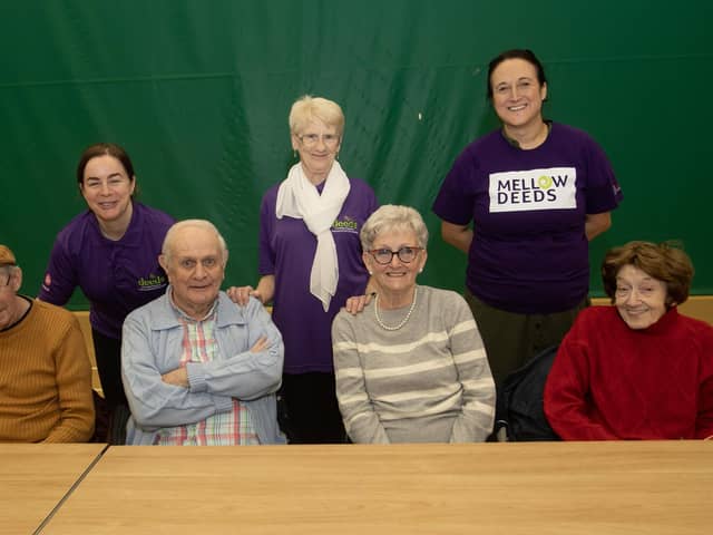 Group pictured enjoying the Mellow Deeds Choir performance at the City of Derry International Choir Festival in Creggan on Friday morning.