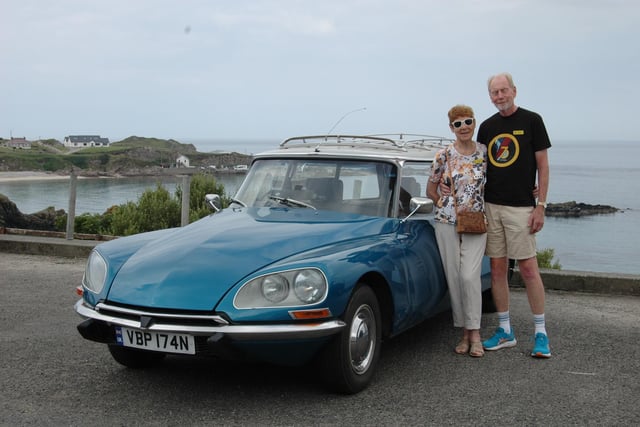 David and Beryl Gillespie with their  DS Estate.