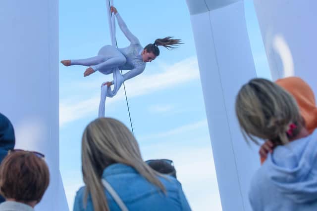 The Foyle Maritime Festival reaches its climax this weekend as over 150,000 people are expected to visit Derry-Londonderry before the departure of the Clipper Road the World Yacht Race on Sunday as they complete their global race. Picture Martin McKeown. 22.07.22