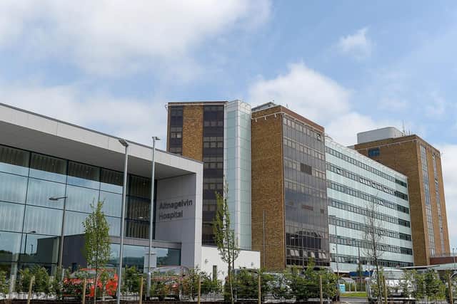 The new wing and entrance to Altnagelvin Hospital. (File picture) DER2126GS - 135