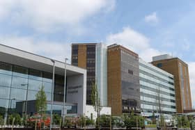 The new wing and entrance to Altnagelvin Hospital. (File picture) DER2126GS - 135