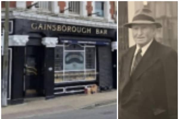 Paddy The Cope Gallagher and the Gainsborough Bar in Derry.