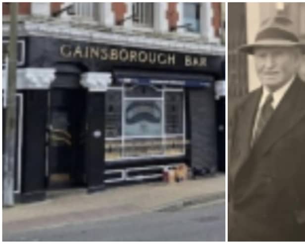 Paddy The Cope Gallagher and the Gainsborough Bar in Derry.