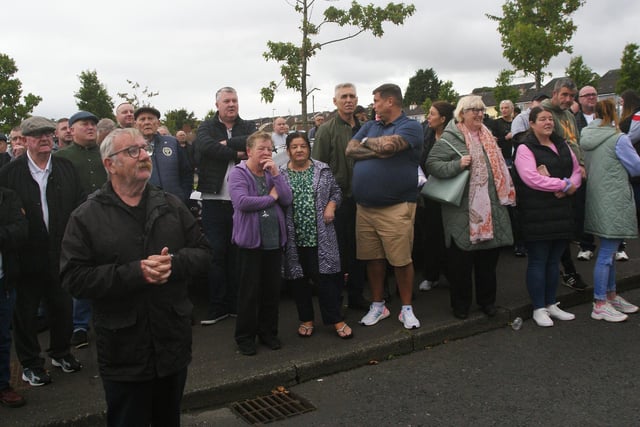 Dozens of people attended the launch of the new garden of tribute in Creggan.