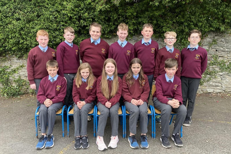 Pupils from St. Columb's National School in Moville.