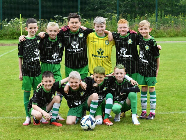 The Top Of The Hill Celtic Colts under-10's team pictured at Oakgrove on Tuesday morning.
