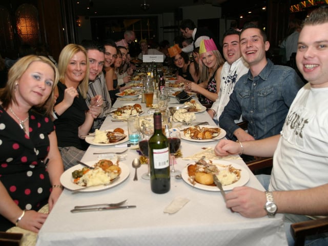 Derry Christmas parties 20 years ago in December 2003