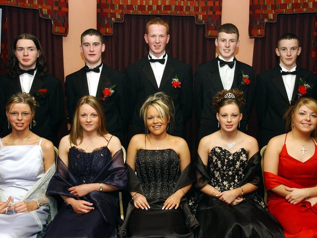 Seated, from left, are Eimear Dowds, Ciara Gaffney, Fiona McLaughlin, Sandra Diver and Caroline Rodgers. Standing, from left, are Aaron Cutliffe, George McLaughlin, Jason McDermott, Patrick Grant and Shaun Gilliespie. (1401C09)