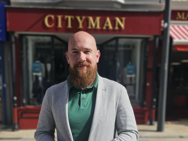 Bryan McCandless, owner of Cityman Menswear