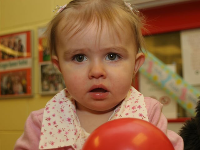 Brogan's first birthday party back in 2005.