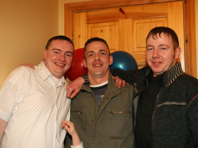 Andy Mitchell celebrating his birthday back in February 2005.