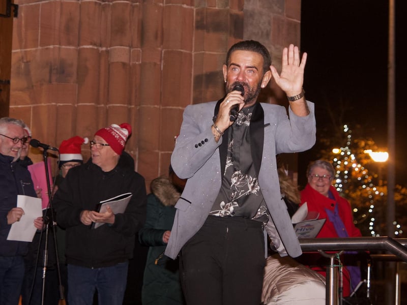 Micky Doherty hosting the event.