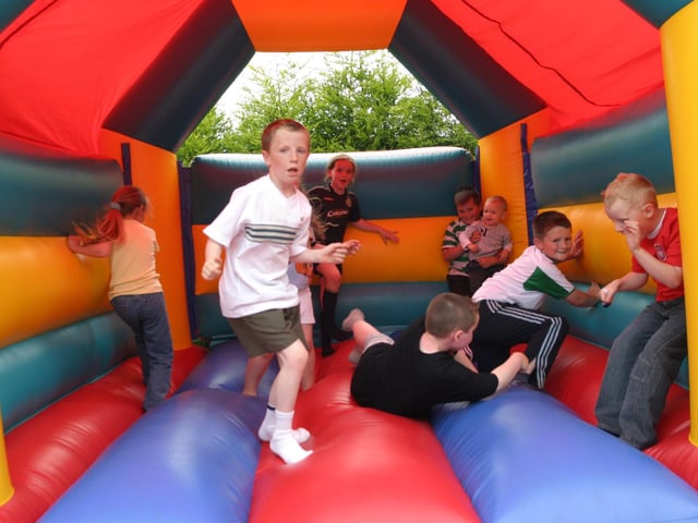 Party celebrations back in June 2004.