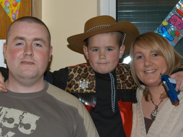 Sean Dunlop's dress up birthday party.