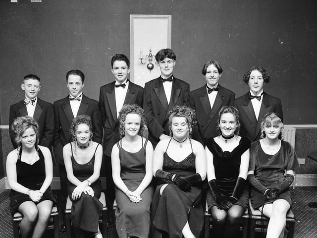 Attendees at the St. Brigid’s High School formal in February 1994