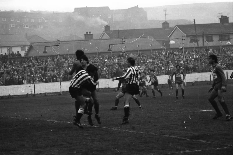 Derry City on the attack.