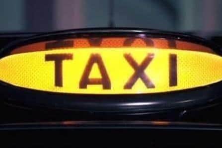 A taxi driver was reportedly assaulted on Sunday night.