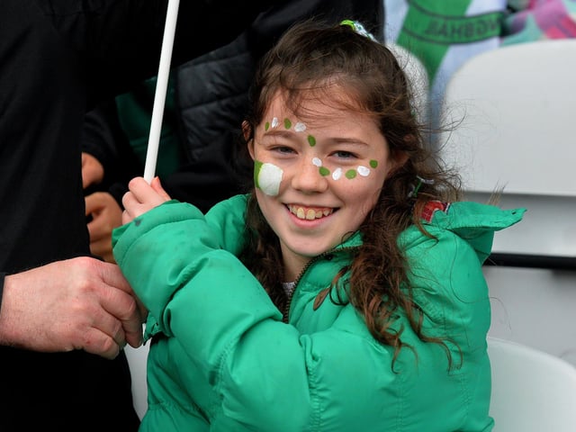 Fans at Celtic Park for the on Sunday afternoon. Photo: George Sweeney