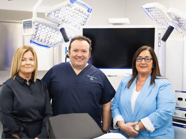 Practice manager, Delma McCurry, JACE founder, Dr. John T. Doherty and lead nurse, Marian Purser