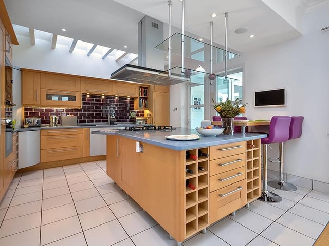 This five bed home in Havant Road, Hayling Island, is on the market for £900,000. It is listed by Fine and Country.